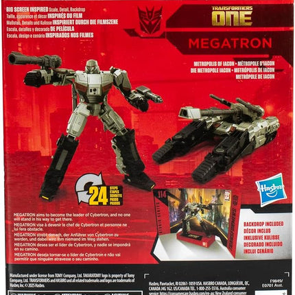 Transformers Toys Studio Series Deluxe One 114 Megatron, 4.5-inch Converting Action Figure, 8+