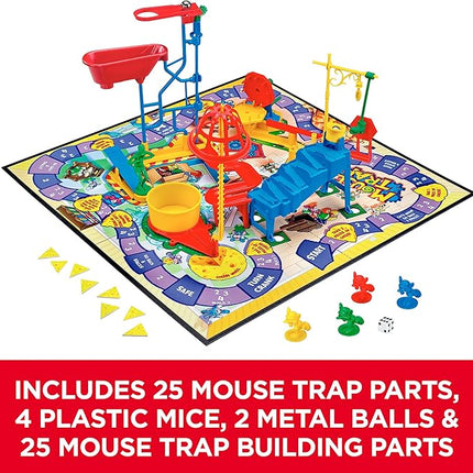 Hasbro Gaming Mouse Trap Kids Board Game, Family Board Games for Kids, Kids Games for 2-4 Players, Family Games, Kids Gifts, Ages 6 and Up (Amazon Exclusive)