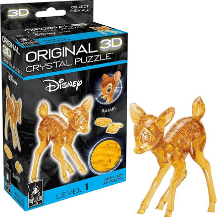 BePuzzled | Disney Bambi Original 3D Crystal Puzzle, Ages 12 and Up