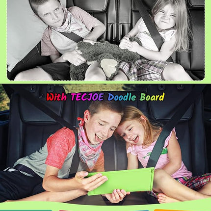 TECJOE LCD Writing Tablet, 8.5 Inch 2 Pack Colorful Doodle Board Drawing Tablet for Kids, Kids Travel Games Activity Learning Toys Birthday Gifts for 3 4 5 6 Year Old Boys and Girls, Blue Green