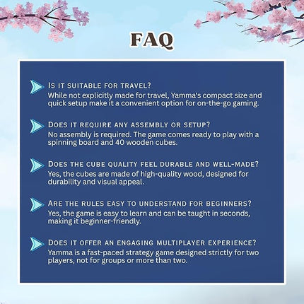 yamma 4-in-a-Row Game with Wooden Spinning Board, 3D Visual Strategy Experience for Ages 12+, a Quick and Clever Challenge Ideal for Families, Teens, and Casual Players