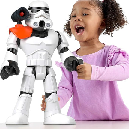 Fisher-Price Imaginext Star Wars Toy Stormtrooper XXL Figure, 16+ Inch Tall Poseable Character with Launcher for Kids Ages 3+ Years
