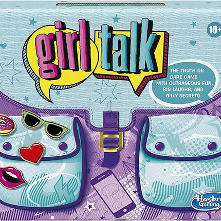 Hasbro Gaming Girl Talk Truth or Dare Board Game for Teens and Tweens, Inspired by The Original 1980s Edition, Ages 10 and Up, for 2-10 Players
