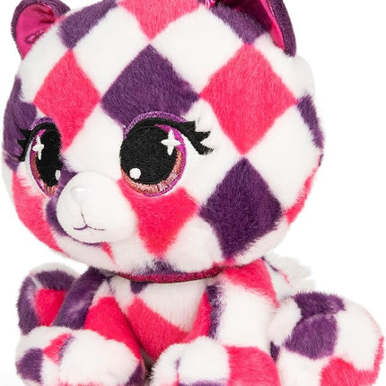 GUND P.Lushes Designer Fashion Pets Quinn O’Bearci Teddy Bear Premium Stuffed Animal, Pink/Purple, 6”