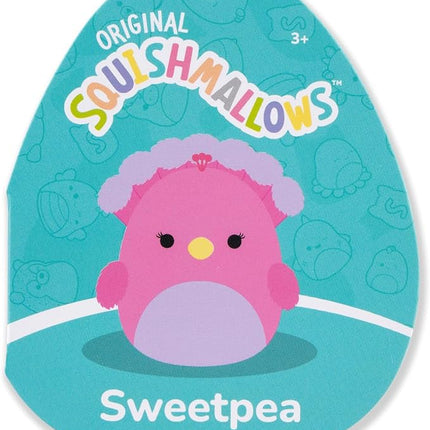 Squishmallows Original 14in Sweetpea The Pink and Purple Peacock – Official Jazwares Plush (Large)