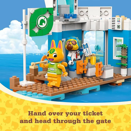 LEGO Animal Crossing Fly with Dodo Airlines Airport Playset, Kids’ Airplane Toy and Pilot Minifigure Inspired by The Video Game Series, Gift for Girls and Boys Ages 7 and Up, 77051
