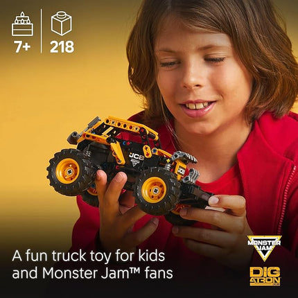 LEGO Technic Monster Jam DIGatron Pull-Back Monster Truck Toy - Building Toy for Kids, Boys and Girls, Ages 7+ - Gift for Birthdays - 42199