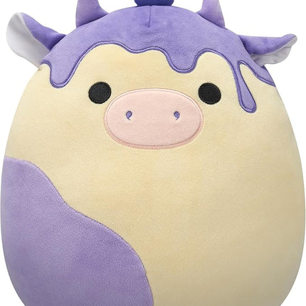 Squishmallows Original 12in Benito The Blueberry Cheesecake Cow – Official Jazwares Plush (Medium-Sized)