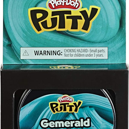 Play-Doh Putty Gemerald Metallic Green Putty for Kids 3 Years & Up, 3.2 oz Tin