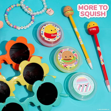 Original Squishmallows Ultimate Compounds Set, 25-Pack, Scented Glitter Slimes, Slime Party Favors for Kids, Slime Bulk, Kids Party Favors Goodie Bags, Mini Squishmallows, Mini Slime, Sludge Toys