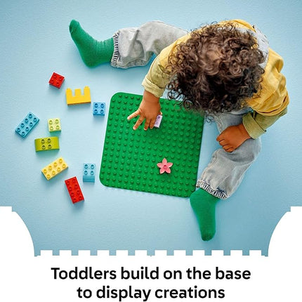 LEGO DUPLO Green Building Plate - 16x16 Stud Learning and Educational Building Toy for Toddlers, Preschool, Boys and Girls, Ages 1.5+ - Gift Ideas for Birthdays - 10460