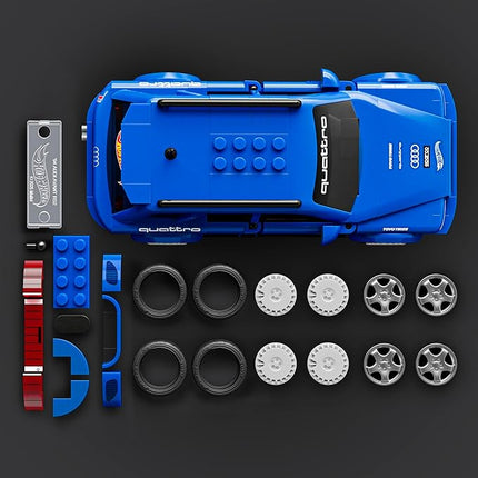 Mattel Brick Shop Hot Wheels Audi Avant RS2 Building Toy Kit 253 pc for Collectors