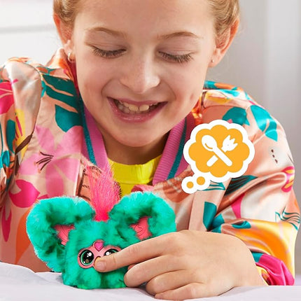 Furby Furblets Mello-Nee Mini Friend, 45+ Sounds, Summer Chill Music & Furbish Phrases, Electronic Plush Toys, Watermelon Red & Green, Back to School Gifts, Ages 6+