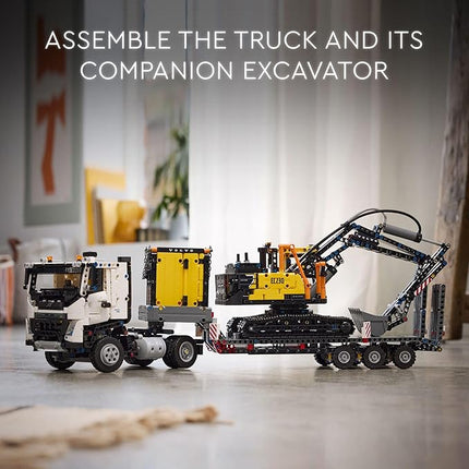 LEGO Technic Volvo FMX Truck & EC230 Electric Excavator Building Toy, Volvo Truck Toy with 2 Model Vehicles, Great Gift for Boys and Girls Ages 10 and Up Who Love Heavy Duty Construction Models, 42175