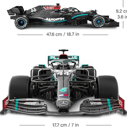 Voltz Toys Authentic Licensed 1:12 Mercedes-Benz F1 W11 Remote Control Vehicle - RC for Kids and Adults - 2.4GHz RC for Gift (1:12 Mercedes-Benz F1 W11)