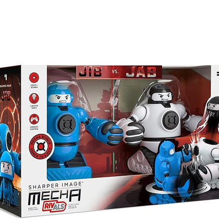 Sharper Image Mecha Rivals Remote Control Battle Robots, Two-Player Wireless Fighting Robots Game Set with Lights & Sounds, Solo & Versus Modes, Ejector Seats, Toys for 6+ Year Old Boys & Girls