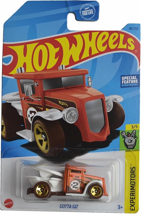 Hot Wheels Gotta Go, Experimotors 3/5 [orange/white] 48/250