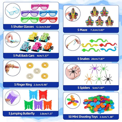 Amy&Benton 500pcs Party Favors for Kids 8-12 4-8 3-5, Goodie Bags Stuffers,Pinata Stuffers Fillers,Treasure Box Toys for Classroom Prizes,Birthday Easter Christmas Haloween Valentine Holiday Supplies