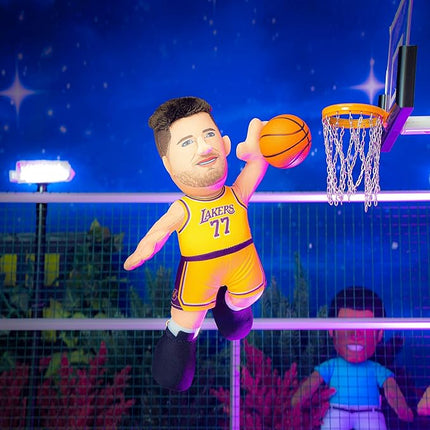 Bleacher Creatures Los Angeles Lakers Luka Doncic 10" Plush Figure – NBA Player Plush for Play or Display