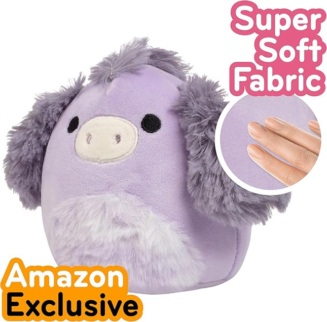 Squishmallows Original 5-Inch Deacon The Donkey - Official Jazwares Plush - Collectible Soft & Squishy Mini Stuffed Animal Toy - Add to Your Squad - Gift for Kids, Girls & Boys
