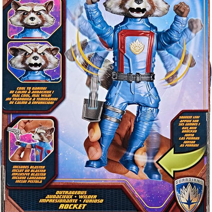 Marvel Studios’ Guardians of The Galaxy Vol. 3 Rocket Action Figure, Super Hero Toys for Kids Ages 4 and Up, 8-Inch-Scale Action Figure