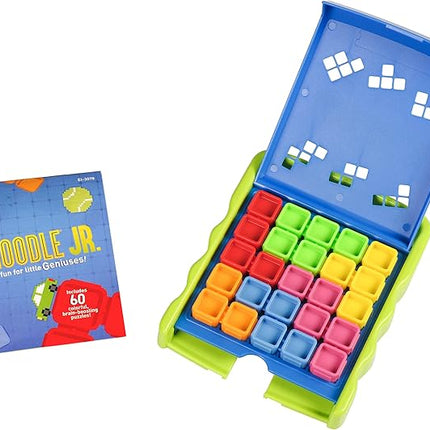 Educational Insights Kanoodle Jr. - 3D Brain Teaser Puzzles, Single Player Brain Game, Fun Travel Games for Kids, Challenging Logic Puzzle Games and Gifts for Boys & Girls Ages 4+