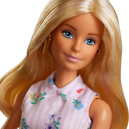 Barbie Fashionistas Doll with Long Blonde Hair - Floral Outfit