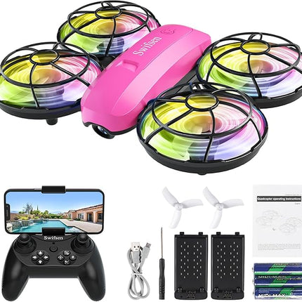 Mini drone for Kids and Beginners,Indoor Quadcopter Plane for Boys,Small Helicopter with Auto Hovering, 3D Flips, Headless Mode,Easy to fly,Great Gift Toy for Boys and Girls