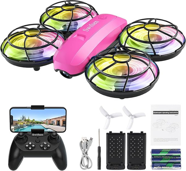 Mini drone for Kids and Beginners,Indoor Quadcopter Plane for Boys,Small Helicopter with Auto Hovering, 3D Flips, Headless Mode,Easy to fly,Great Gift Toy for Boys and Girls