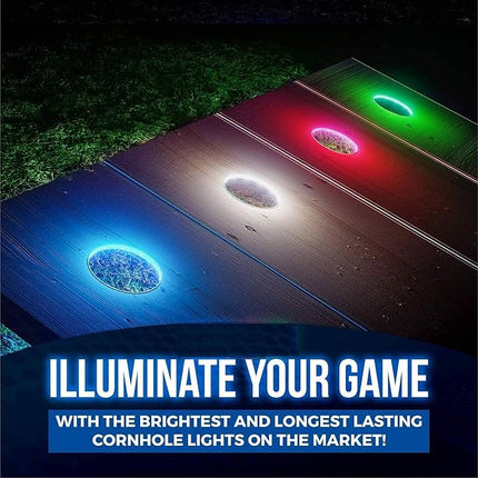 USA Large Stars & Stripes Faded All-Weather Cornhole Boards - Regulation Size Weatherproof Cornhole Game - Official ACA, ACL Tournament Set