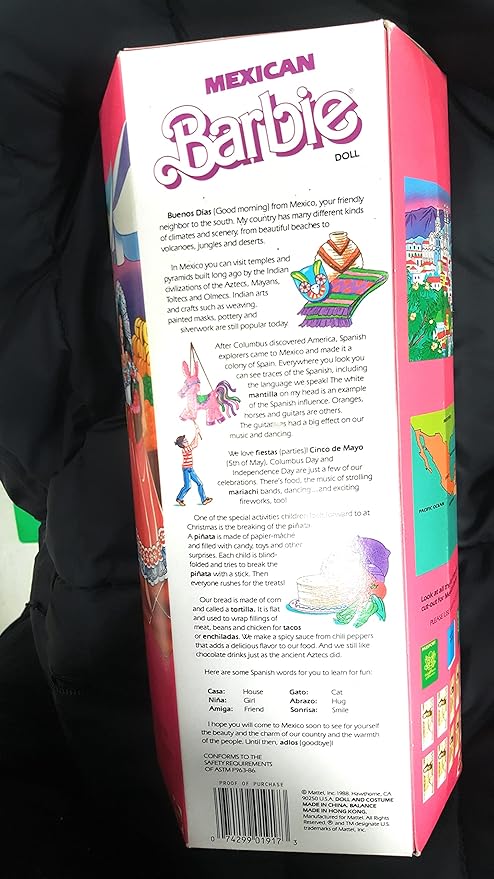 Dolls of the World Mexican Barbie Doll 1988