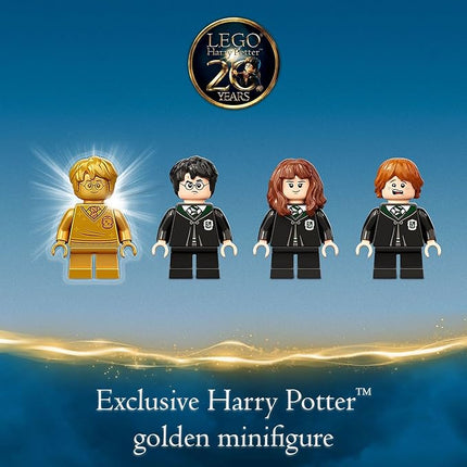 LEGO Harry Potter Hogwarts: Polyjuice Potion Mistake 76386 Moaning Myrtle's Bathroom with Ron Weasley and Hermione Grainger Minifigures, Gift Idea for Grandchildren with Golden Harry Potter Minifigure