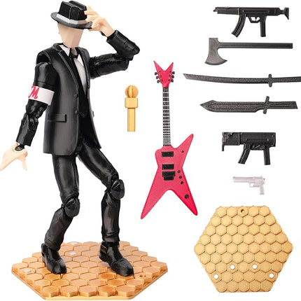 (Assembly Completed T13 Action Figure, 8.1 inches, Strong Magnetic Accessories, 3D Printed Robot Multi-Jointed Movable, Desktop Decorations for Game Lovers，POP Dancer (Black)