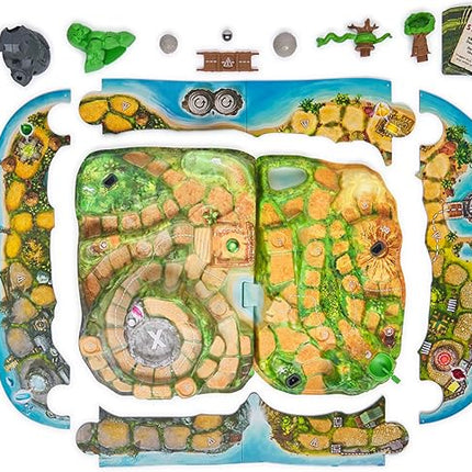 Spin Master Games, Jumanji Stampede, 3D Adventure Cooperative Board Game, for Fans of The Jumanji Movies, Face Off Against Jungle Emergencies, 2-4 Players, for Ages 8 & Up
