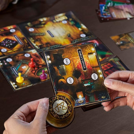Clue Escape: The Illusionist’s Club Board Game | Escape Room Family Game | 1-Time Solve Mystery | Ages 10+ | 1-6 Players | Difficulty 4 | 90-120 Mins. (Amazon Exclusive)