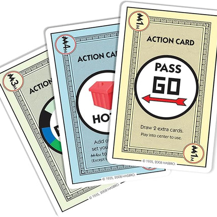 Monopoly Deal Card Game | Quick-Playing Card Game | Fun Games for Families and Kids | Ages 8 and Up | 2 to 5 Players | 15 Mins. | Travel Games