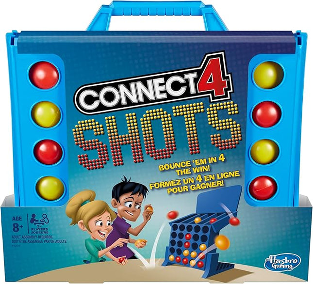 Hasbro Gaming Connect 4 Shots Board Game Activity for Kids Ages 8+, Active Games for Families, 2 Player Game, Kids Games and Gifts (Amazon Exclusive)