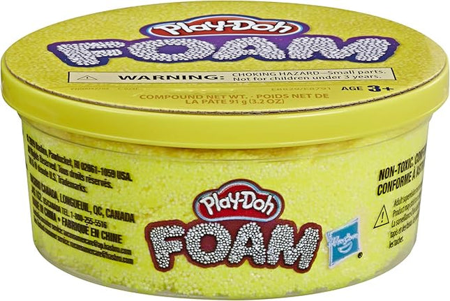 Play-Doh Foam Yellow Single Can of Non-Toxic Modeling Foam for Kids 3 Years & Up