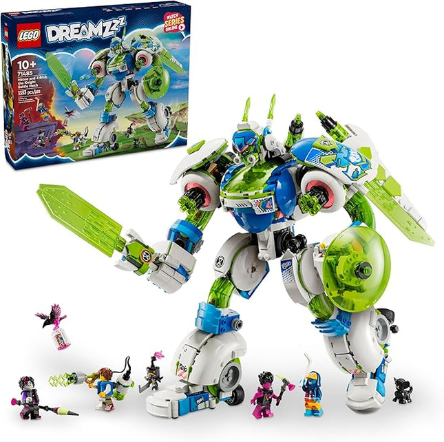 LEGO Dreamzzz Mateo and Z-Blob The Knight Battle Mech Building Toys Set - Spaceship & Robot Toy for Kids, Boys & Girls, Ages 10+ - Birthday Gift with 3 Building Options - 71485