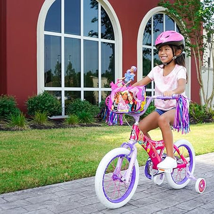 Dynacraft Barbie 12-18 Inch Girls BMX Bike for Age 3-9 Years - Fun and Stylish Design, Sturdy and Durable, Perfect for Kids Learning to Ride, Easy to Assemble, Ideal for Young Riders