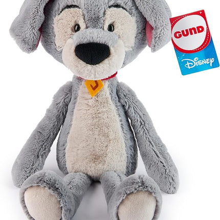 GUND Disney Official Tramp Toothpick Plush, Lady and The Tamp, Tramp Dog Stuffed Animal for Ages 1 and Up, Gray, 15”
