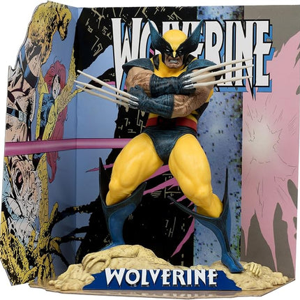McFarlane Toys - Marvel Wolverine 1:10th Scale Collectible with Scene (Wolverine #85)