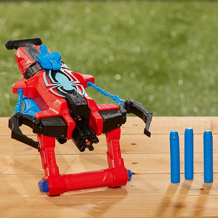Marvel Spider-Man Spider Strike ‘N Splash Blaster, Super Hero Toys for Kids, Ages 5 and Up, Nerf Blaster for Kids, Water Blast Feature
