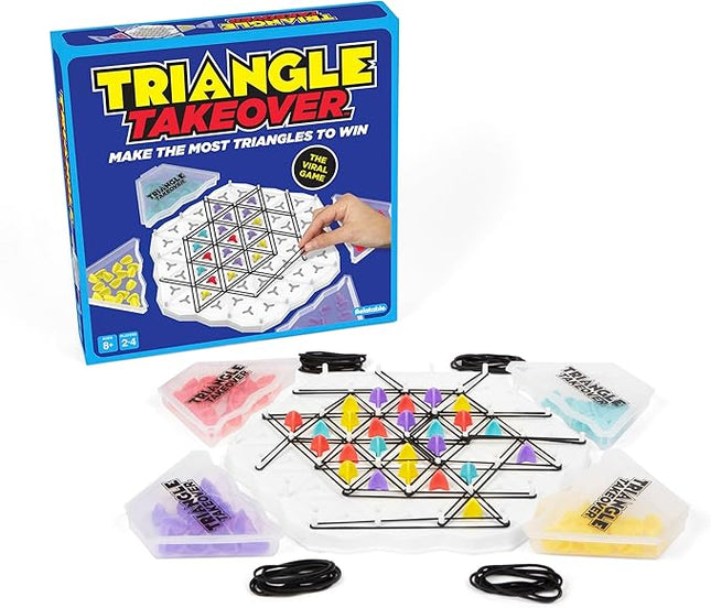 Triangle Takeover by Relatable – A Fast-Paced Strategy Game for Family Gatherings, Great Kids Party Board Game, for Ages 8 and Up