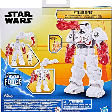 STAR WARS Epic World of Action Stormtrooper Mech Force Suit, 6.5-Inch Mech Suit & 4-Inch Action Figure, Toys for Boys & Girls Ages 4+