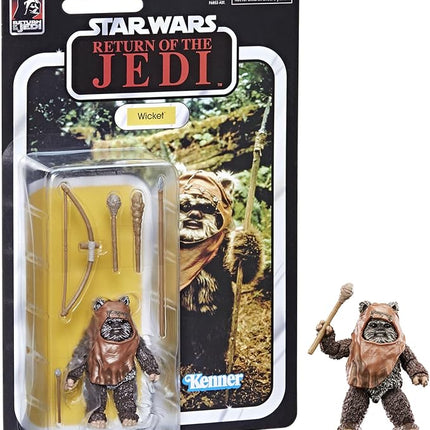 STAR WARS The Black Series Wicket, Return of The Jedi 40th Anniversary 6-Inch Collectible Action Figures, Ages 4 and Up