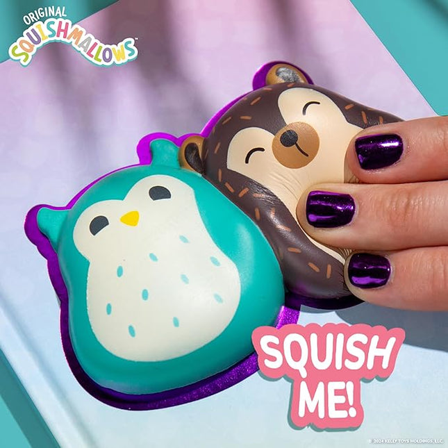 Original Squishmallows Squishy Diary Set, Includes 5 x 7 Diary, 60 Sheets, Kawaii Stickers, Pen, Fun Journaling Kit & Sketchbook for Kids, School Supplies, Journal for Girls