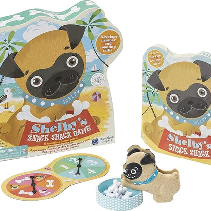 Educational Insights Shelby’s Snack Shack Game and Board Book Combo: Preschool Math Game, Board Game & Board Book, Ages 4+