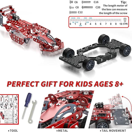 Lucky Doug Building Kit Model Car Set - STEM Project Building Toys for Kids Ages 8-12, Assembly Building Vehicle for Boys 8 9 10 11 Years Old