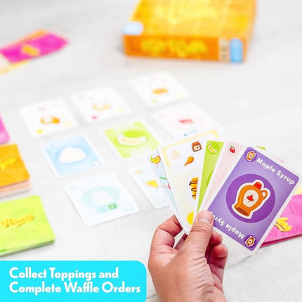 Top Waffle Card Game - Beautifully Delicious Game for Kids, Teens, Adults, and Family Game Night - Great Gift for Ages 7+, 2-6 Players, 30-45 Minutes